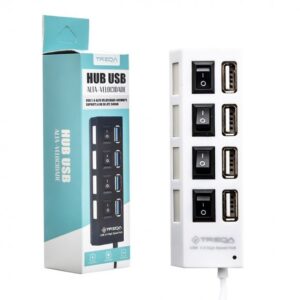 هاب 4 پورت ترکا (TREQA) مدل USB-4 کد B16534