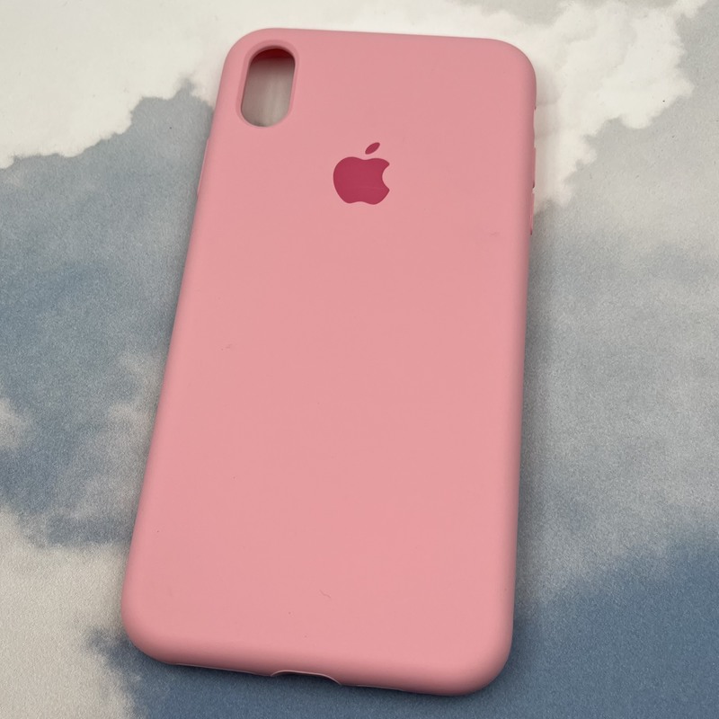 قاب گوشی iPhone XS Max آیفون سیلیکونی رنگ صورتی کد B18729