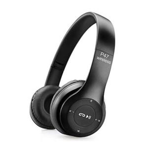 هدفون بی سیم P47 Wireless Headphone رنگ مشکی کد B17785