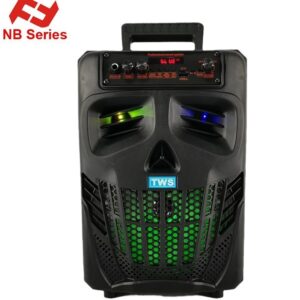اسپیکر بلوتوثی قابل حمل NB-1 با نورپردازی LED قابلیت کارائوکه کد B17874