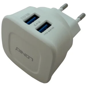 شارژر دیواری 2 پورت پرودو همراه با کابل Lightning کد B17955