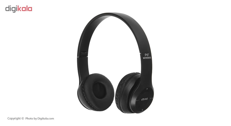 هدفون بی سیم مدل P47 اصل رنگ مشکی کد B18735