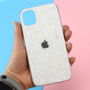 قاب ماربل iPhone 11 PROیخی سفید کدB18886