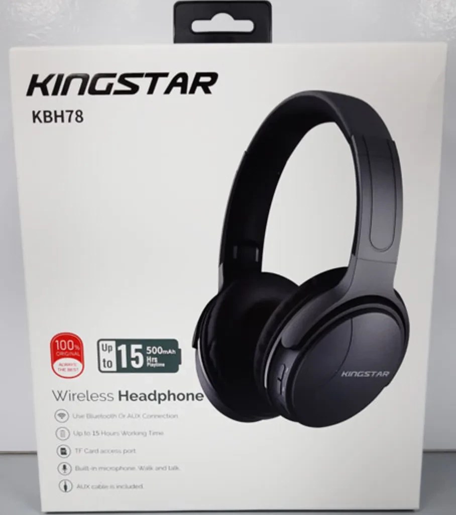 هدفون بی سیم کینگ استار KBH78 رنگ نقره ای کد B17956