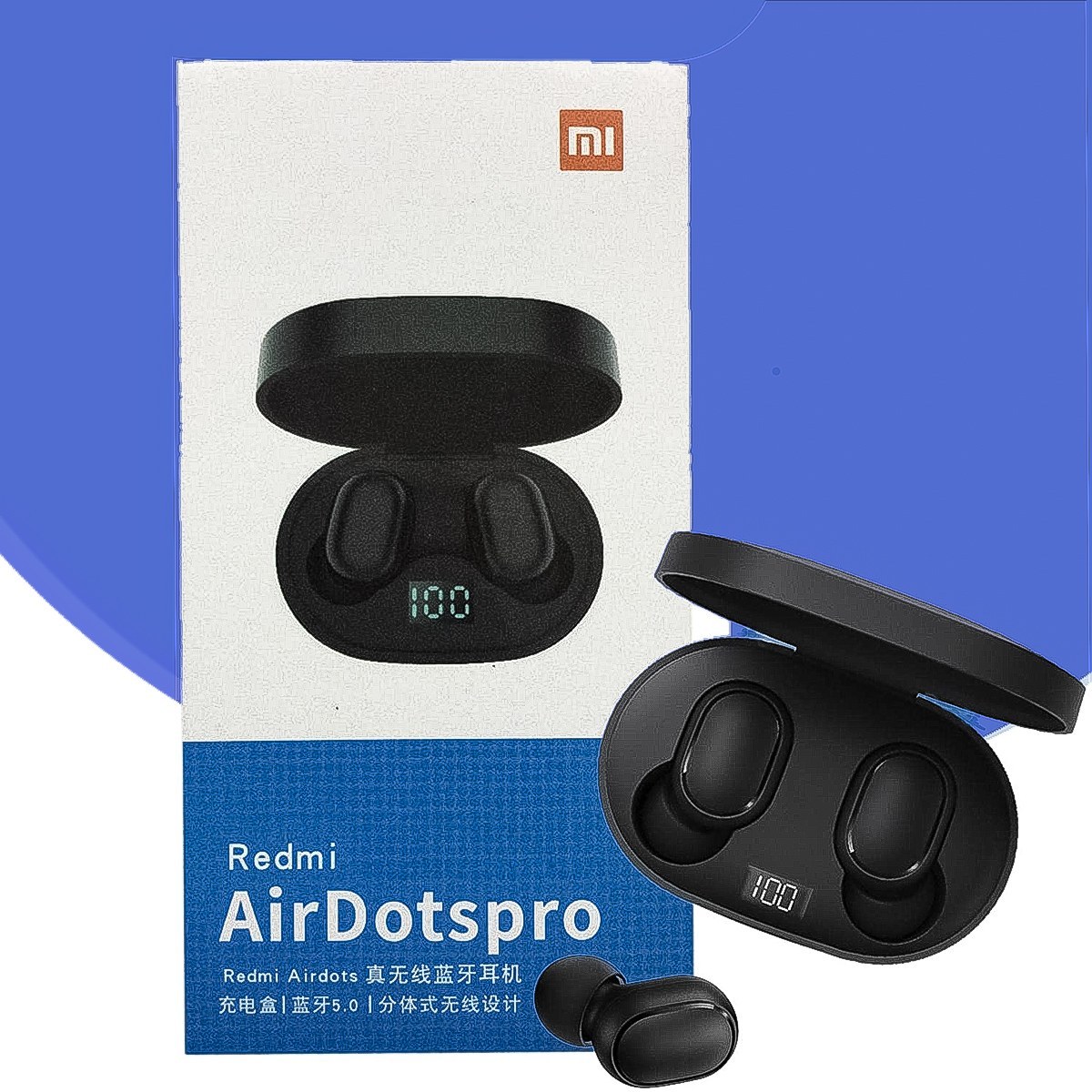 هدفون بی سیم شیائومی مدل AirDots Pro رنگ مشکی کد : B17539
