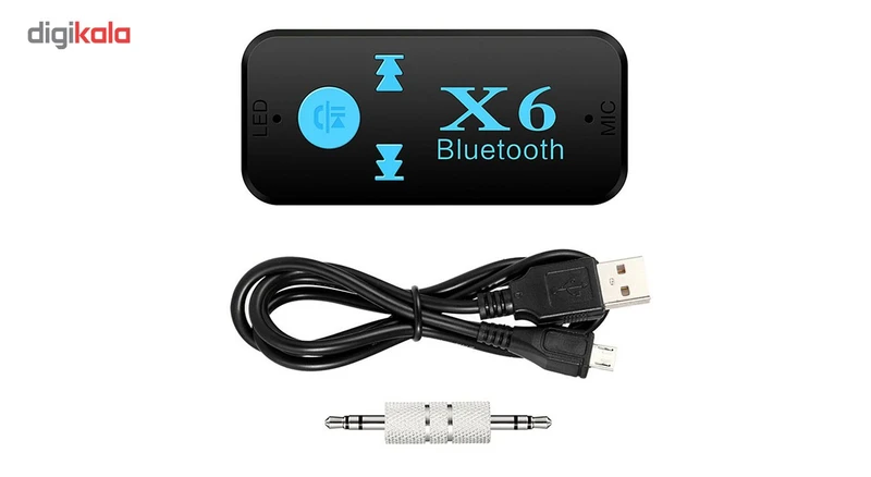گیرنده بلوتوثی موزیک مدل X6 کد B20568