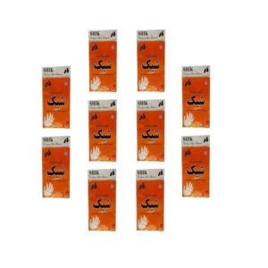 دستکش یکبار مصرف شیک کد sh10 ده بسته 100 عددی کد B20554