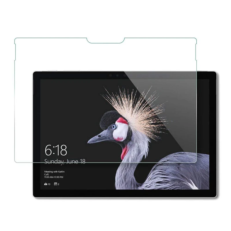 محافظ صفحه نمایش مدل tempered مناسب برای تبلت مایکروسافت Surface Pro 4 / 5 / 6 / 7 / 7 Plus کدB19323