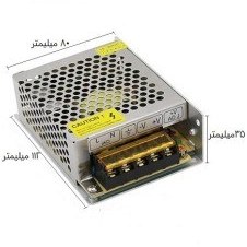 منبع تغذیه سوئیچینگ ۱۲ ولت ۵ آمپر کد B20797