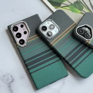 قاب Green Carbon Vintage با مگ سیف مناسب گوشی سامسونگ - Galaxy S24 Ultra / سبز کد B48