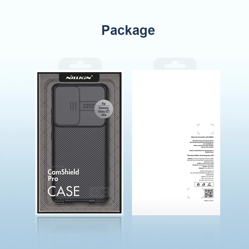 کاور نیلکین مدل camshield pro مناسب برای گوشی موبایل سامسونگ Galaxy S21 کد B20977