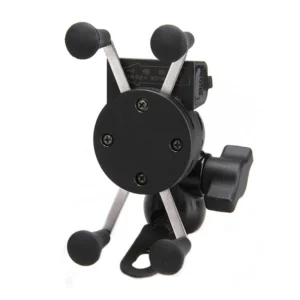 پایه نگهدارنده موبایل شارژر دار مناسب برای موتورسیکلت مدل Phone charging bracke کد B21156