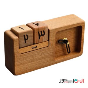 تقویم رومیزی ساعتدار کد B21256