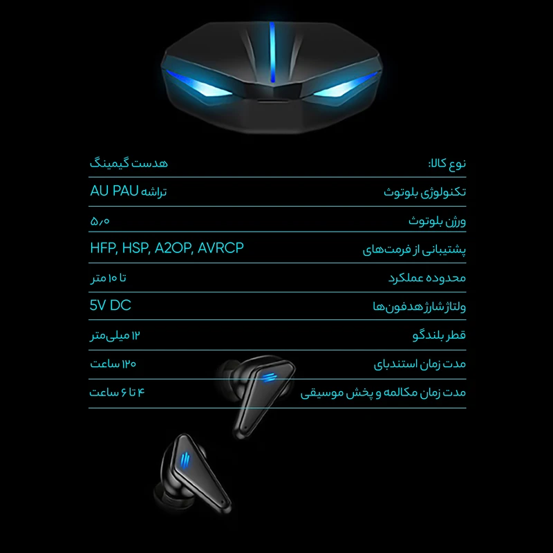 هدفون بلوتوثی مدل K55 کد B21167
