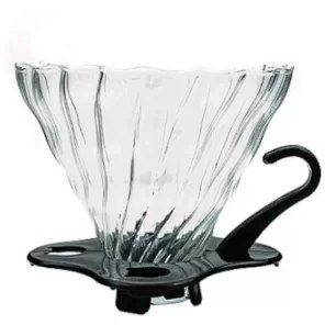 دریپر شیشه ای V60 مشکی 1-4 کاپ مدل هاریو کد B76