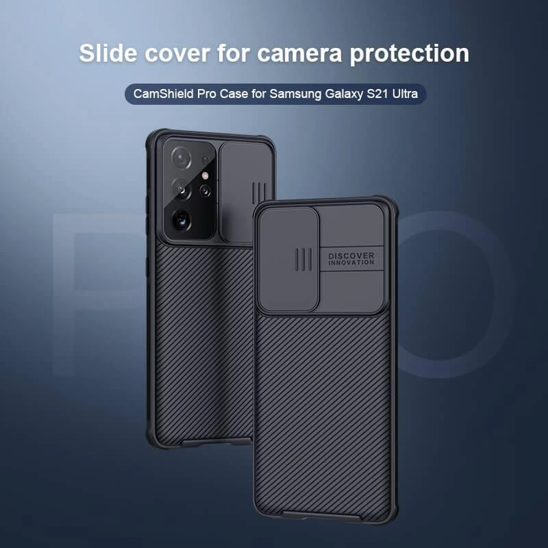 کاور نیلکین مدل camshield pro مناسب برای گوشی موبایل سامسونگ Galaxy S21 کد B20977