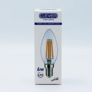 لامپ فیلامنتی 6 وات کلور مدل L-BL-0120 پایه E14 بسته 2 عددی کد B20965