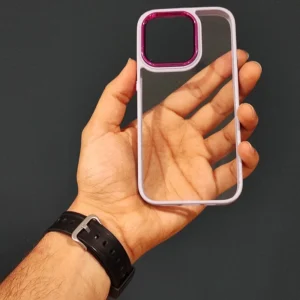 کاور مدل DR-001 مناسب برای گوشی موبایل اپل IPhone 14 Pro Max صورتی روشن کد B20972
