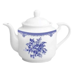 قوری چینی زرین ایران طرح Blue Bird کدB21731