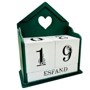 تقویم رومیزی طرح قلب کد B21761