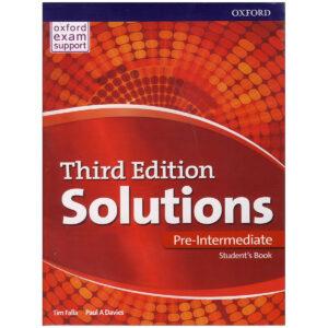 کتاب Solutions Pre Intermediate Third Edition کد B21379