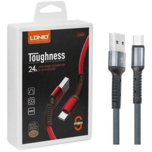 کابل الدینیو LDNIO LS63 Toughness USB کد B21451